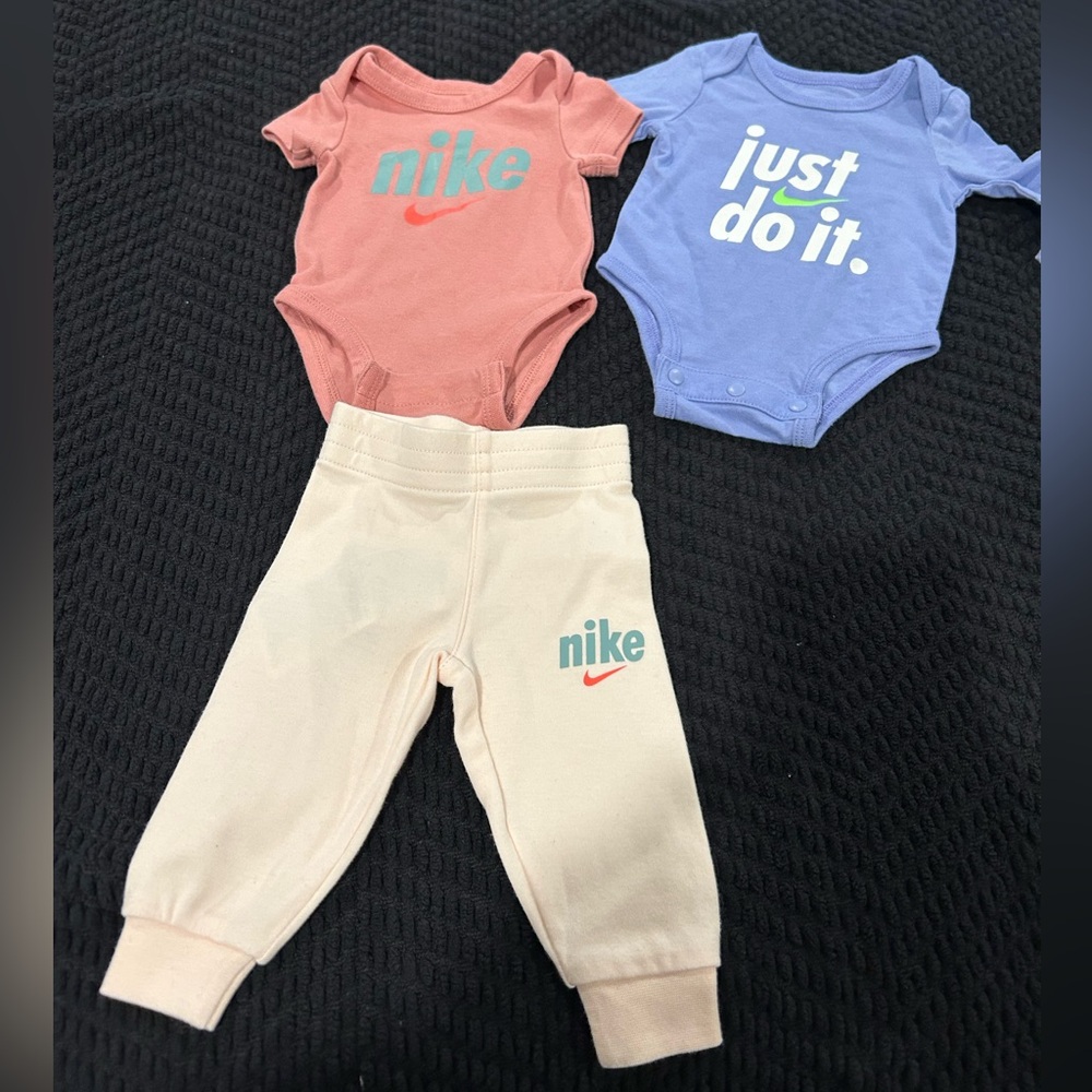Nike Newborn Bundle Pants and Onesies